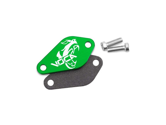 Cache pompe à huile VOCA Style vert pour Minarelli AM6, Derbi EBE, EBS, D50B
