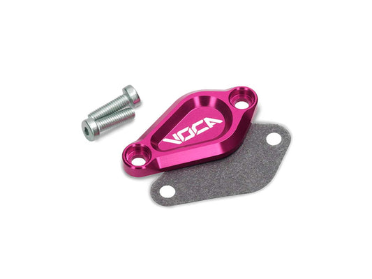 Cache pompe à huile VOCA EVO violet pour Minarelli AM6, Derbi EBE, EBS, D50B
