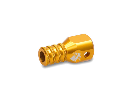 Levier de vitesse avant VOCA aluminium or pour Minarelli AM6, Derbi, Pitbike