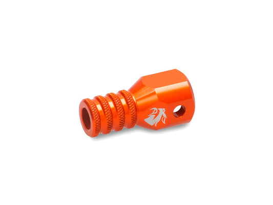 Levier de vitesses avant VOCA aluminium orange pour Minarelli AM6, Derbi, Pitbike
