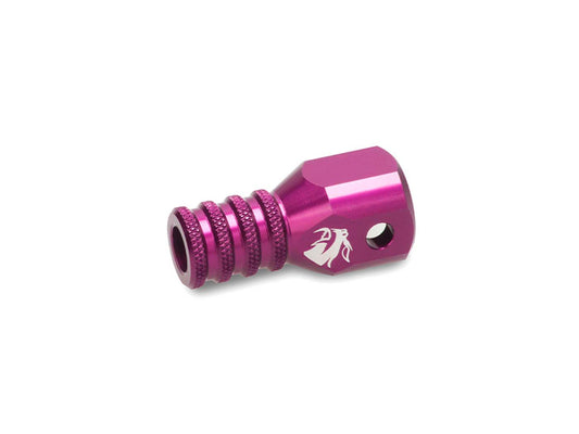 Levier de vitesses avant VOCA aluminium violet pour Minarelli AM6, Derbi, Pitbike