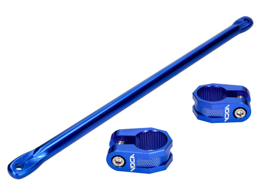 Pince de guidon avec support de guidon VOCA Racing CNC bleu