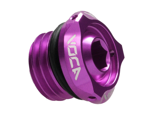 Bouchon de remplissage dÂ´huile VOCA V2 CNC violet pour Minarelli AM, Generic, KSR-Moto