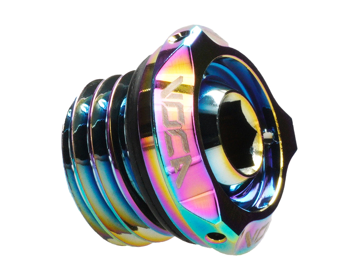 Bouchon de remplissage dÂ´huile VOCA V2 CNC titane pour Derbi EBE050 D50B0