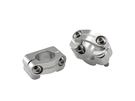 Pontets de guidon VOCA HB28 CNC 22-28 - argent