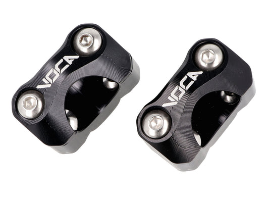 Adaptateur de guidon VOCA V2 HB28 CNC 22mm à 28mm - noir