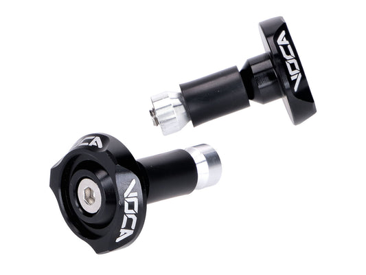 Embout de guidon anti-vibrations VOCA V2 CNC 14mm - noir