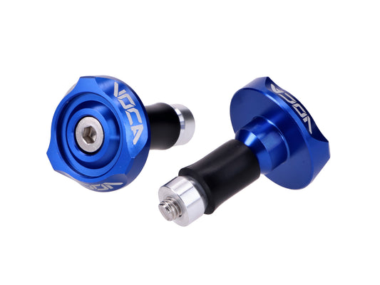 Embout de guidon anti-vibrations VOCA V2 CNC 14mm - bleu