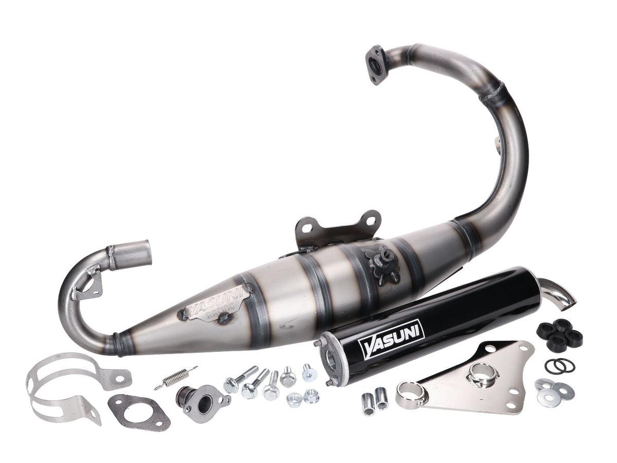 Pot dÃÂ´Ã©chappement Yasuni Scooter R noir pour Peugeot vertical
