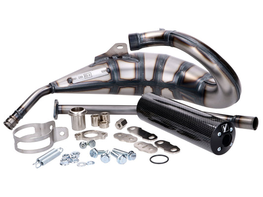 Pot dÂ´échappement Yasuni Cross HM MAX Carbon pour Aprilia RX, SX, Derbi R, SM, Gilera RCR, SMT