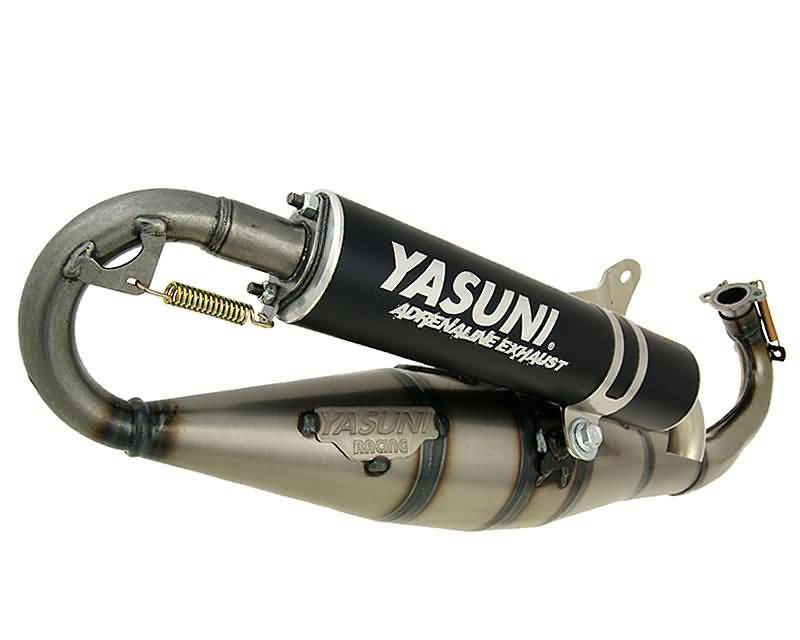 Pot dÃÂ´Ã©chappement Yasuni Carrera 16 noir pour Piaggio