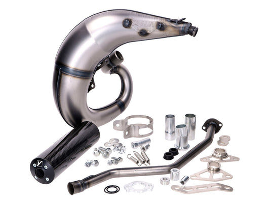 Pot dÂ´échappement Yasuni Cross ML Carbon pour Yamaha DT50, MBK X-Limit, Peugeot, Malaguti, Motorhispania