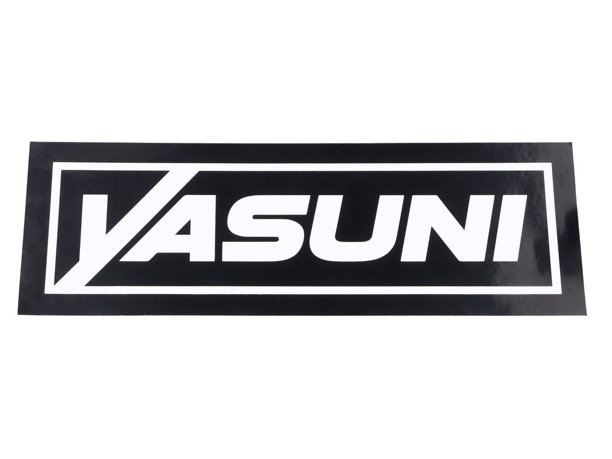 Autocollant silencieux arriÃ¨re 100x30mm YASUNI